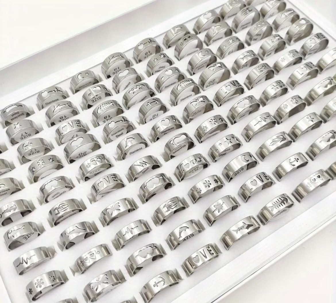 Anillos Plateados