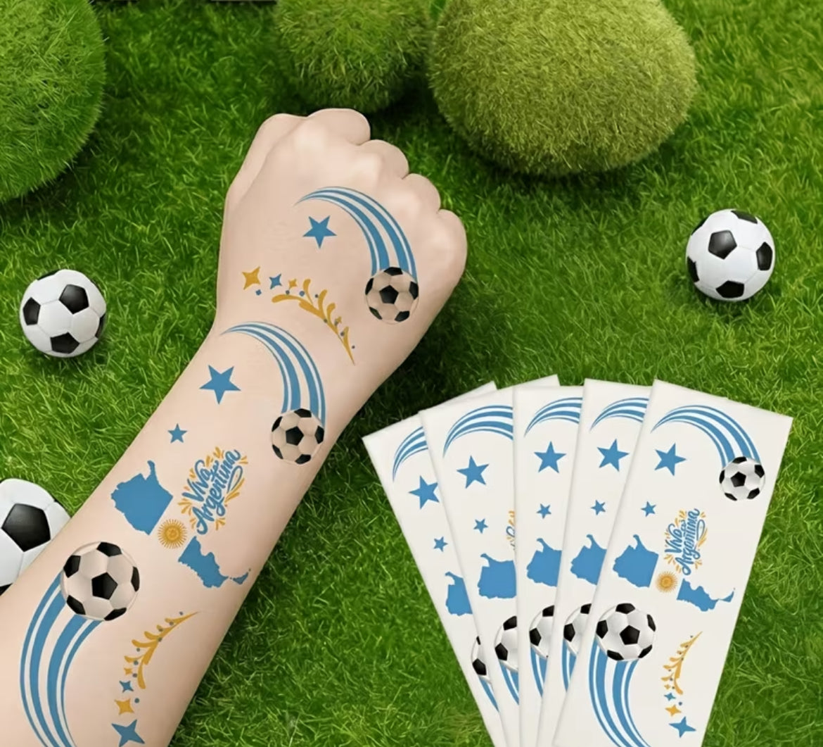 Set x 5 Tatoo temporal Argentina