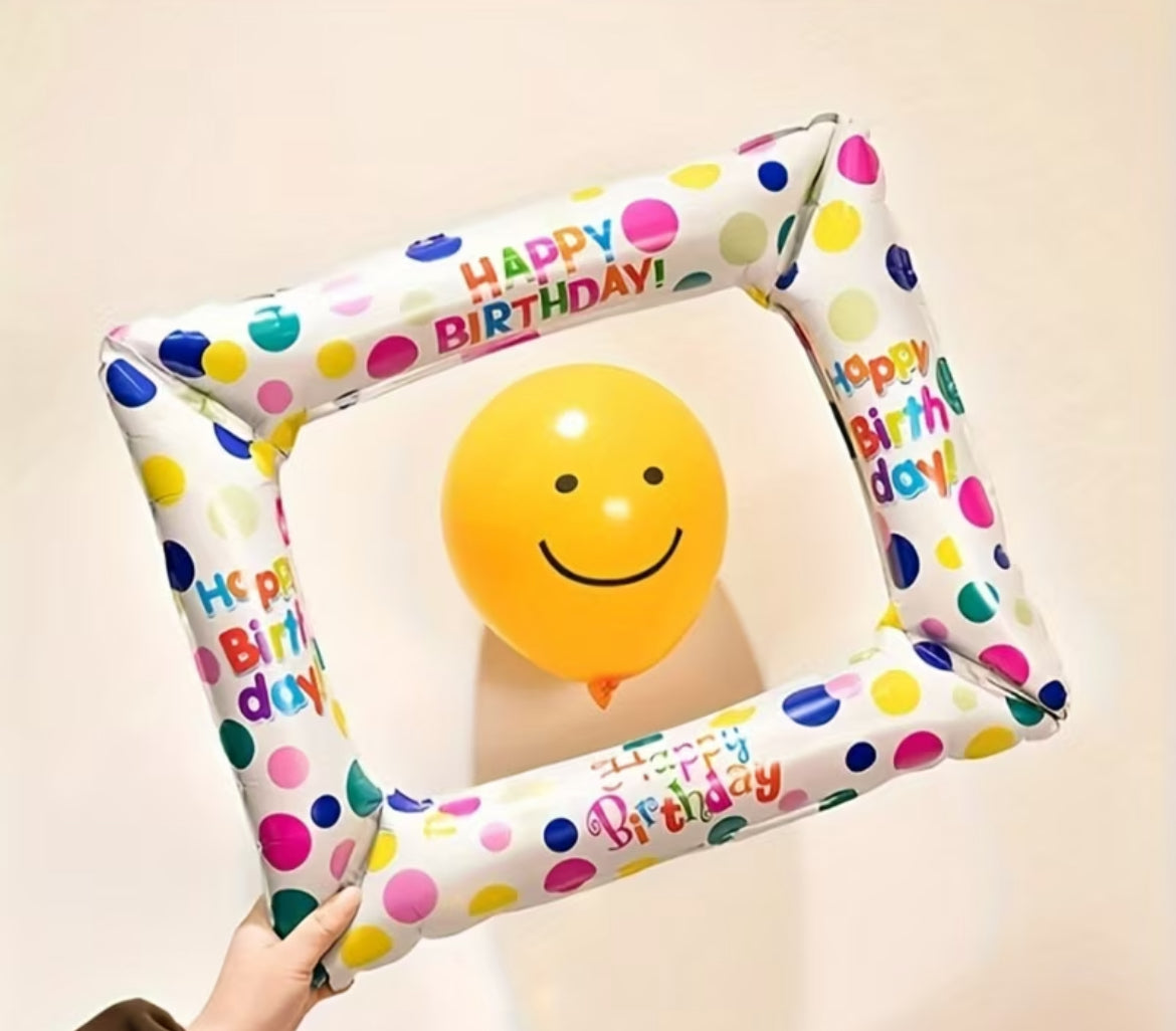 Marco inflable para cumpleaños reutilizable
