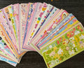 Hoja mini de stickers varios modelos