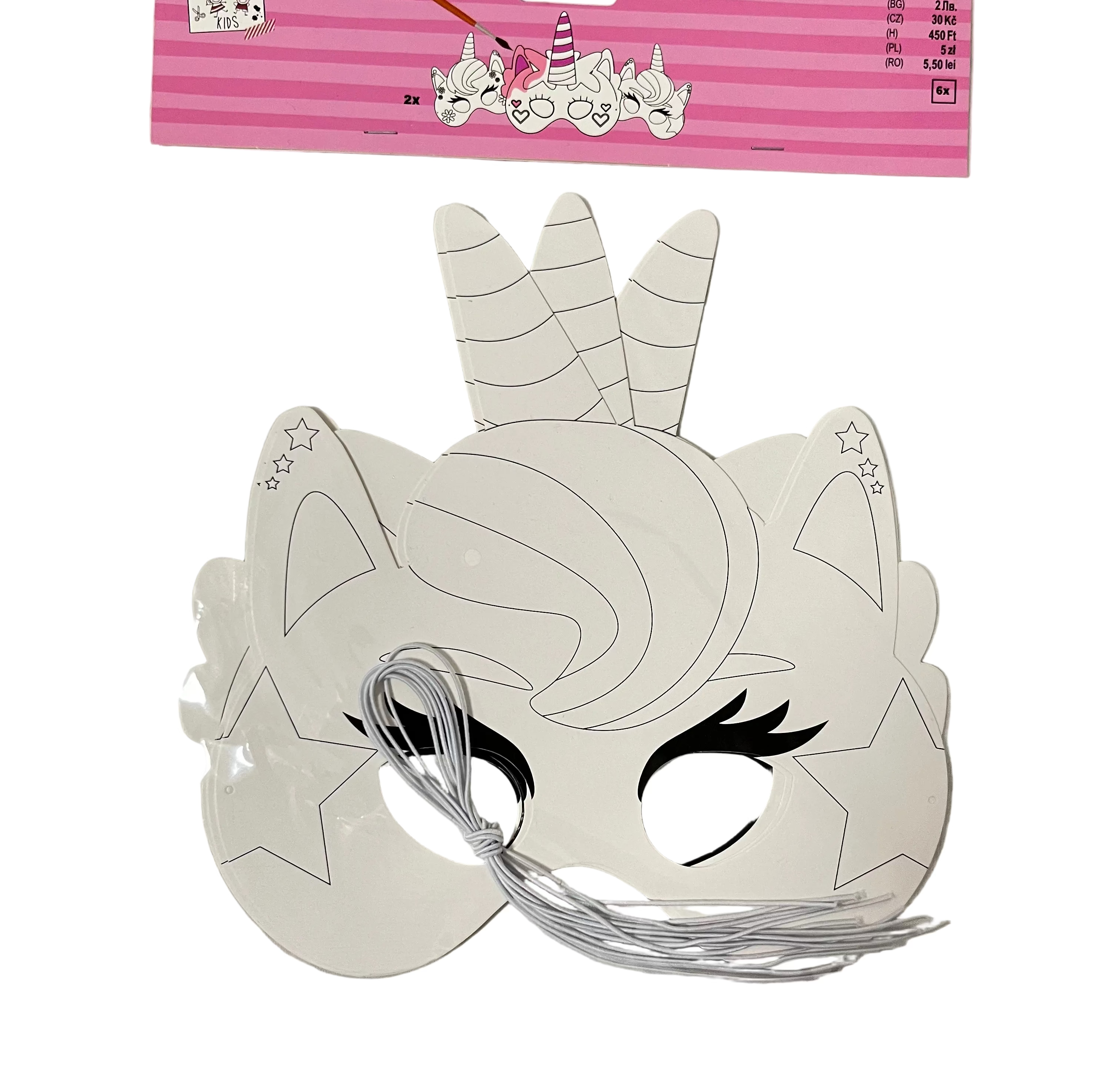 Set de mascaras para pintar