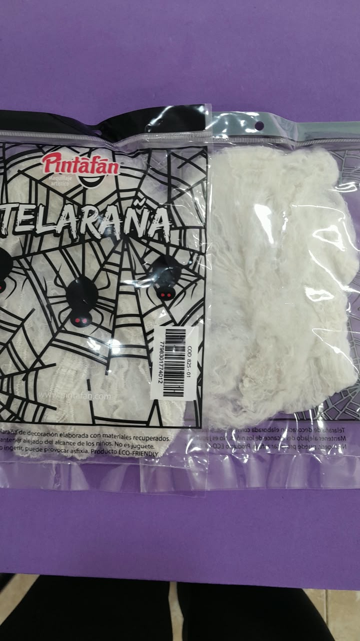 TELA ARAÑA DECORATIVA