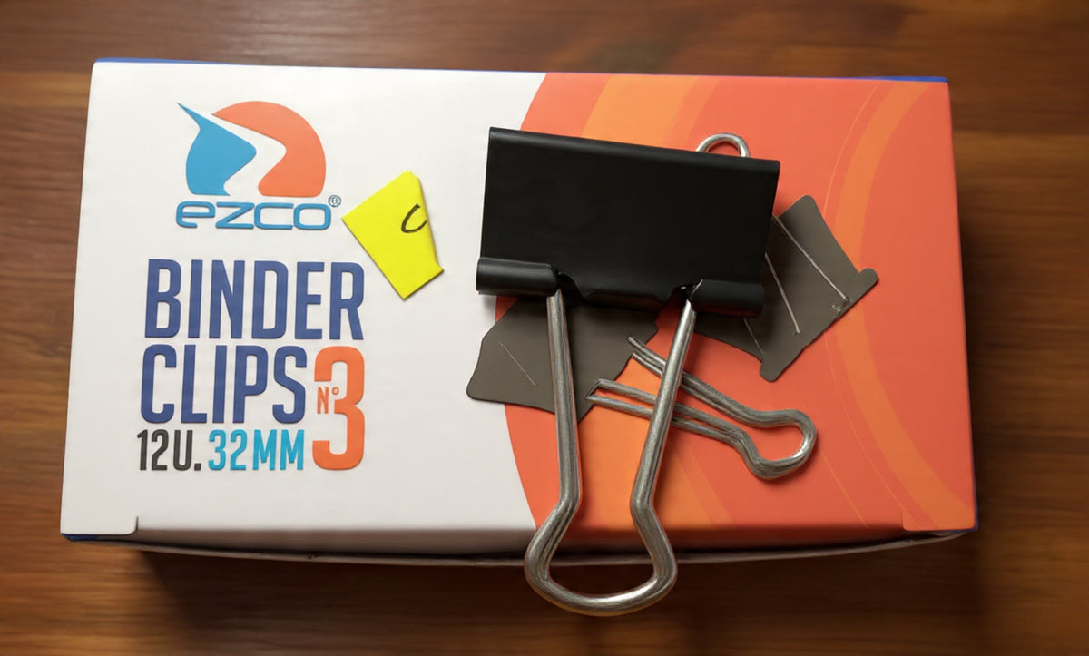 APRIETA PAPEL CLIPS BINDER NRO 3