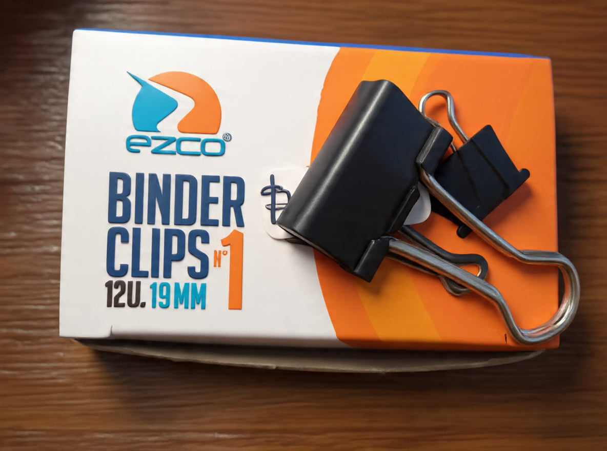APRIETA PAPEL CLIPS BINDER NRO 1