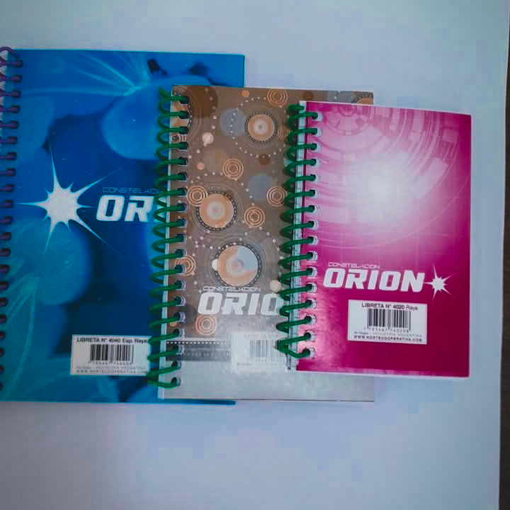 LIBRETA ORION CON ESPIRAL