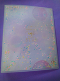 CARPETA A4 CON GLITER