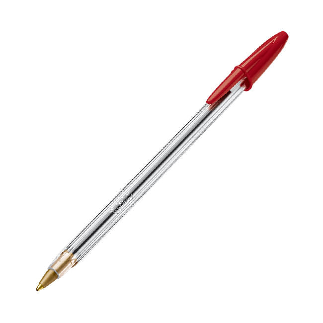 Bolígrafo Bic cristal trazo fino roja