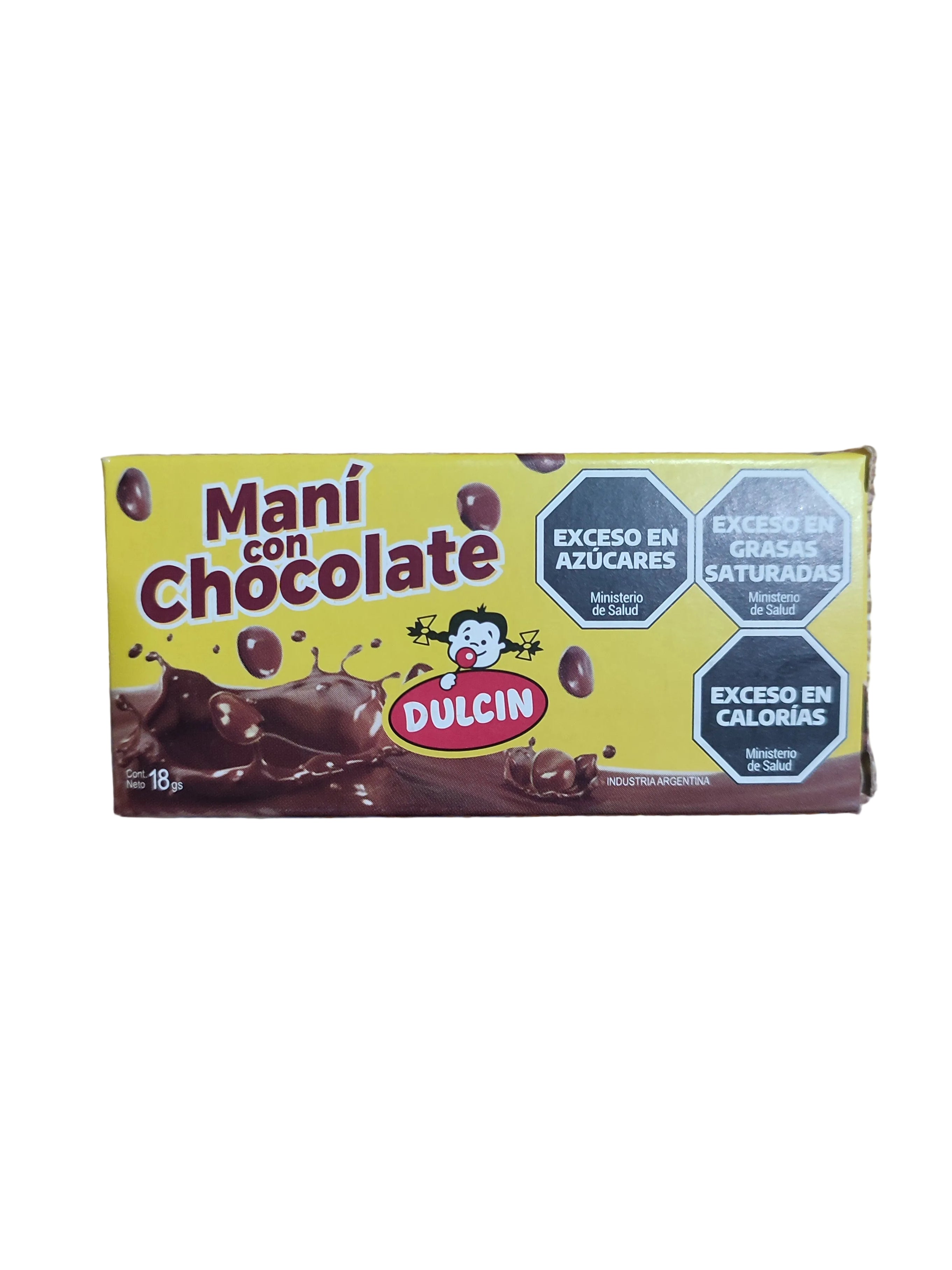 Maní con chocolate Dulcin