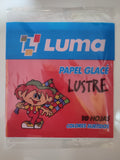 Papel glacé lustre