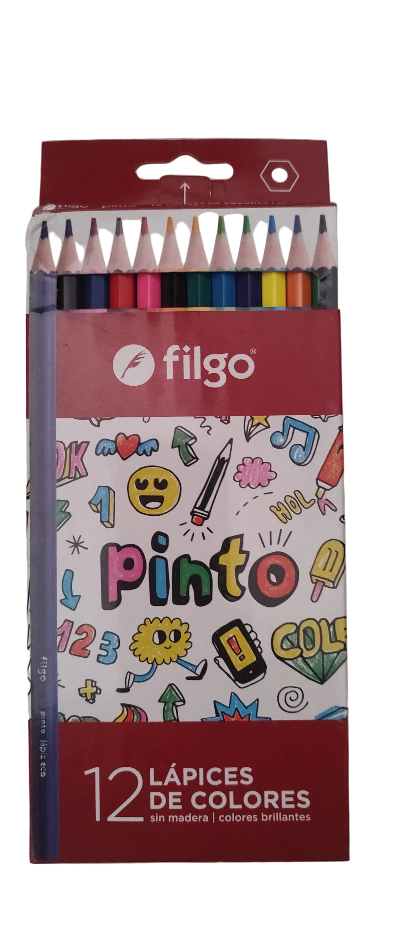 Lapices de color x12 largos