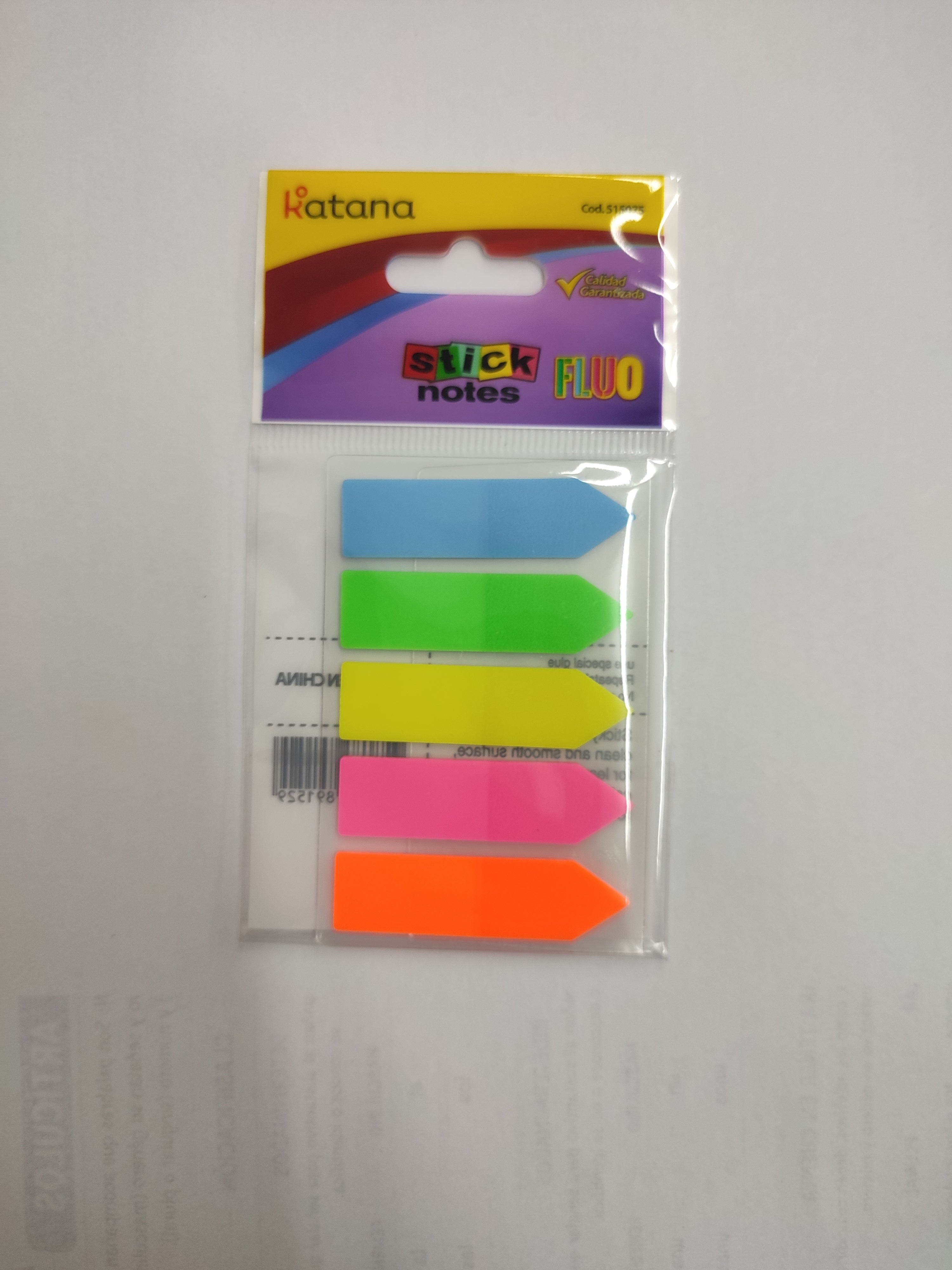 Banderitas adhesivas de colores