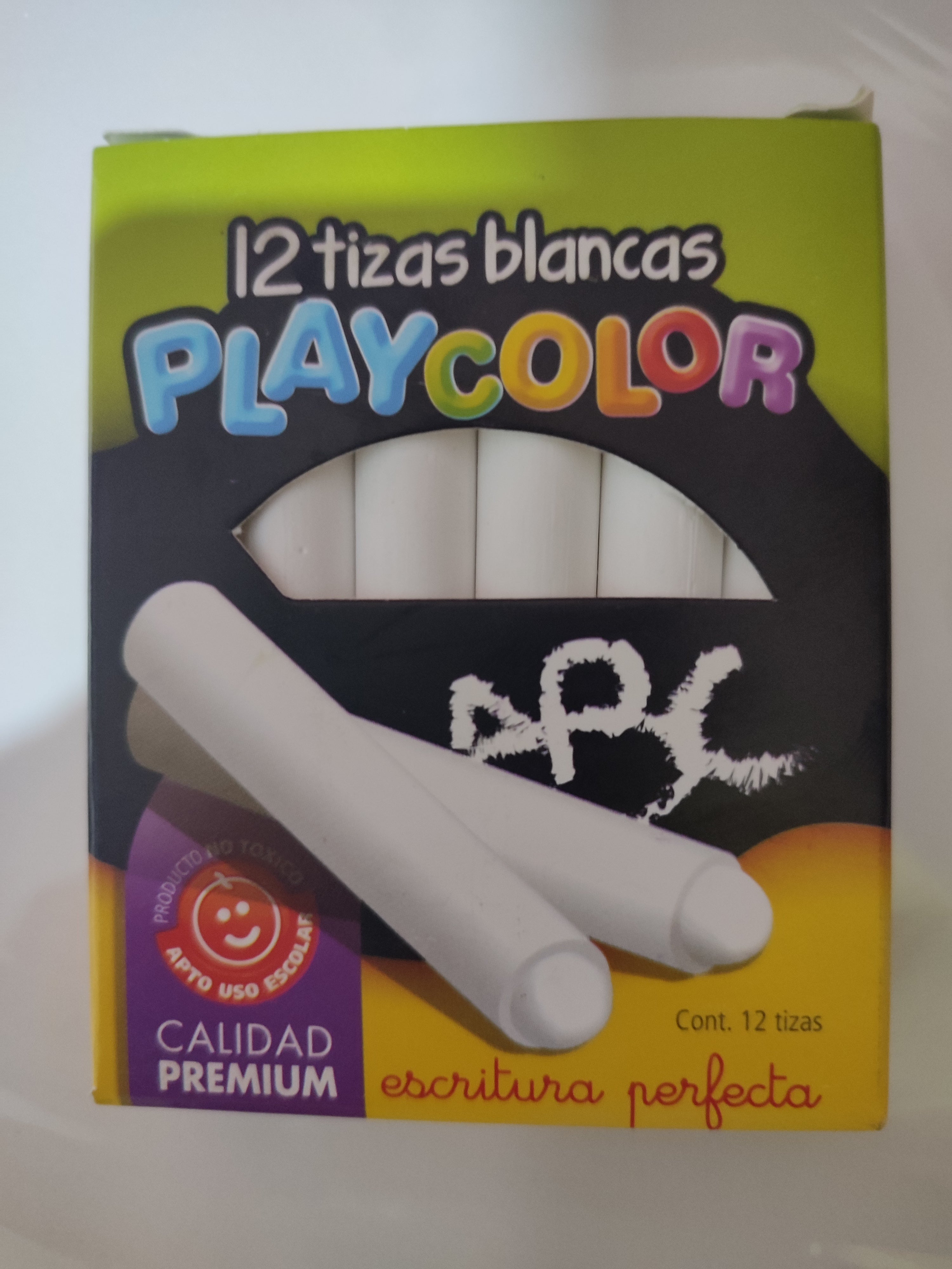 Tiza playcolor blanca
