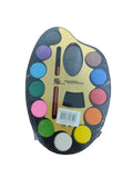 Acuarela 12 colores paleta chica