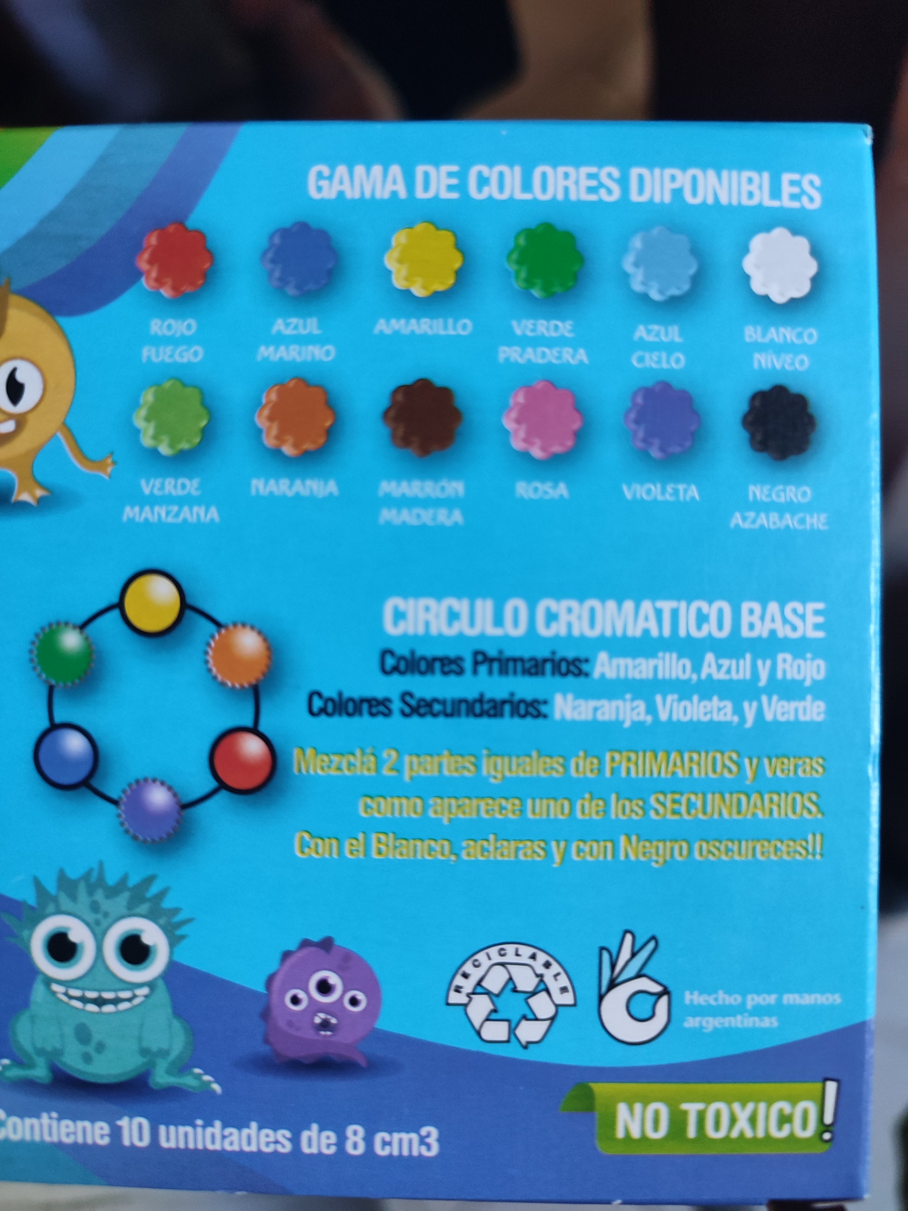 Tempera colores x unidad