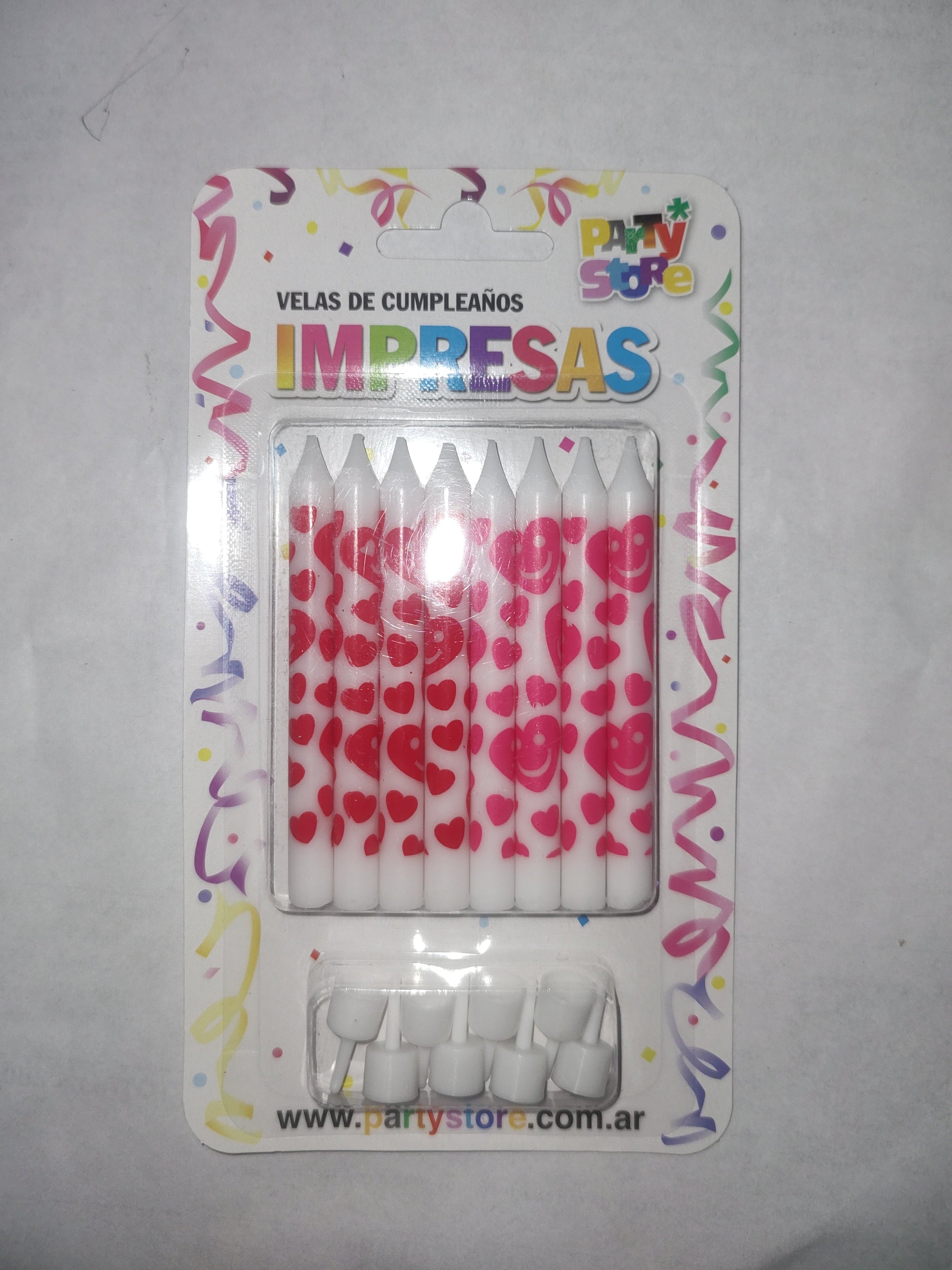 Velas impresas x8